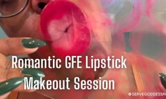 Romantic GFE Lipstick Makeout Session - Royal Ro plexiglass kisses closeup roleplay hd mp4 1080p