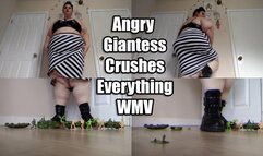 Angry Giantess Crushes Everything (WMV)