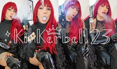 Chainsmoking glove compilation with Red hair - Kinkerbell23