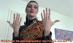 Hand fetish, short fingernails, natural fingernails, Joi Lady Victoria Valente