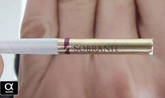 Smoking Sobranie Golds Superlslims 100's