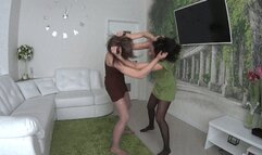 CATBALL FIGHT IN PANTYHOSE 6 PW