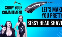 Sissy Head Shaving and Transformation Lucy Aura