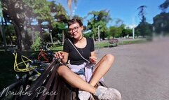 Pissing on a Bench