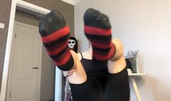 Socks and feet tease!