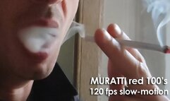 Smoking Muratti red 100s IYF 151124 SLOW 120 fps