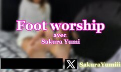 SAKURA YUMI - FOOT WORSHIP #2 : "Elle est magnifique !!"