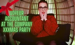 Voyeur Accountant At The Company XXXmas Party - MP4