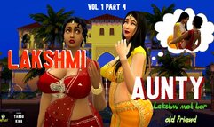 Vol 1 Part 4 - Desi Indian busty Saree Aunty Lakshmi met her lesbian friend - Wicked Whims