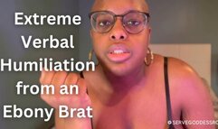 Extreme Verbal Humiliation from an Ebony Brat - Royal Ro femdom pov hd mp4 1080p