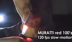 Smoking Muratti red 100s IYF 251024 SLOW 120 fps