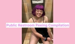 Public Restroom Peeing Compilation