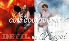 Devil Delilah Cass vs Angel Margo Starr - Jerk Off Encouragment and Cum Countdown