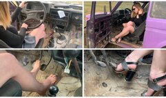 PREMIERE: BRUTAL HARD REVVING IN TUNED RUSSIAN LADA JEEP