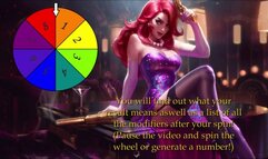 The Wheel of Mis(s)fortune (Hentai JOI/Optional Fetishes)