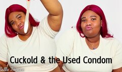 Cuckold & The Used Condom - Ebony BBW Goddess Bella Trixxx Cum Eating Instructions for Beta Loser Cuckolds (CEI) 720p