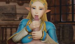 princess zelda sucking and sitting on dick