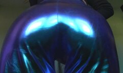 Shiny, Metallic Blue Ass JOI