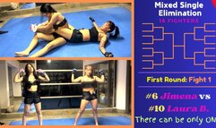 Fight 1 - 16 Person Elimination Tournament - Jimena vs Laura B