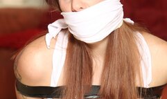 Lilian Tightly Taped Up, Panty Gagged then Massively Triple Gagged & Humiliated by her Stalker in: STALKED! RE EDIT 2024