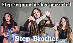 Pervy step-brother gets punished MP4