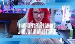 Nurse Cheebeezkneez Milks You Dry JOI Semen Donation Clinic