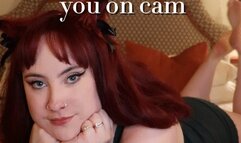 Your cat e-gf teases you on cam - with Mistress Pixie