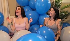 Balloon Session with Mia Hope and Jasmin Jai