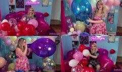 Your mean step-sister pops your balloons - compilation