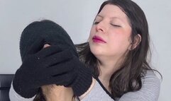 Gloves smothering breath play