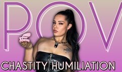 POV chastity humiliation