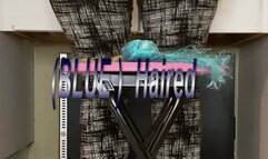 Goddess Hazel21 Vault Video Blue Haired Lady Fan Custom pt1