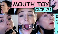 20 year old Rosalyn Sphinx is dirty old man Joe Jon's open MOUTH TOY clip #1 Gagging breath play