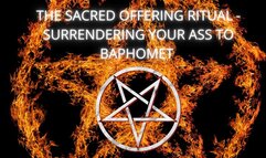 The NLP toolbox: The Sacred Offering Ritual - Surrendering Your Ass to Baphomet