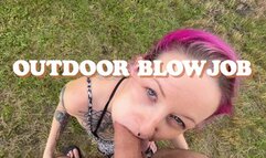 Outdoor Field Blowjob