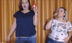 2 women and a lot of loud, hot burps ~ Compilation