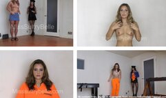 Double discounted clip! A beautiful prisoner is punished (Shot in 4K) and Malaysian frame caning of Kendra (Shot in 4K)