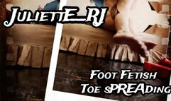 Juliette_RJ on a perfect Foot Fetish Clip - FOOT FETISH - TOE SPREAD - TOES AND SOLES