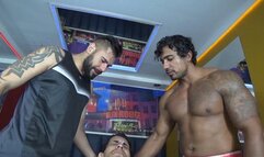 Sever e humiliation with two alphas males with a spit tsunami CLIP 4 - Daniel Santiago and Thalles Jones - Full version in Full HD