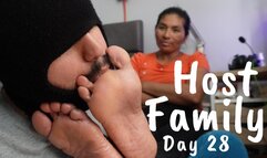 Host family - Day 28 - It’s Time To Thank Me - sock and foot worship Marilyn - Marilyn - 4K