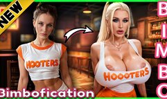 Bimbofication Transformation: From Prude Girlfriend to Hooters Bimbo Fuckdoll Waiting for Your Insemination