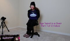 Aya Scarlett - Part 1 - Aya Taped to a Chair