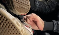 Max, 21 yo straight skaterboy, tickled in the car (Full HD)