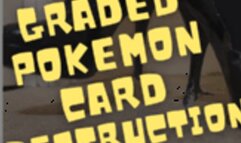 Graded Pokemon Card Naked Destruction