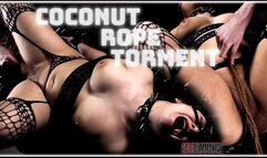 Sanding her pussy with coconut rope - naughty masochist - sadofilmmakers