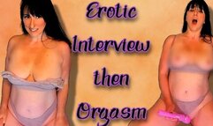 Genuine Orgasm w Dirty Talk Erotic Interview