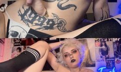 playing with my bellybutton and tits quiet late at night glitterqueen1999 bellybutton fetish belly slapping belly plopping tattoos piercings taboo goth