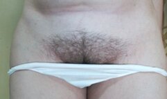 Hairy pussy closeup