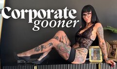 Corporate Gooner Scarlett Cummings teases you while at the office distracting you with the lure of a goon hole