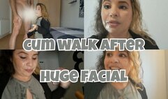 Lilly Munster Does a Cum Walk After HUGE Facial